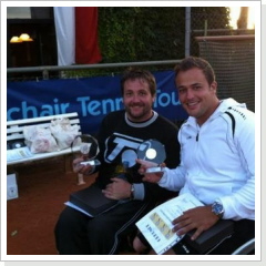 Turniersieg Doppel Bavarian Open 2012 mit Wimbeldonsieger Tom Egberink (NED) 2012