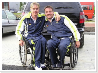 Mit Steffen Sommerfeld beim World Team Cup in Holland 2005