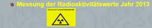 Messung der Radioaktivitätswerte bei Pilzen 2013