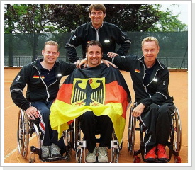 Deutsche Mannschaft beim World Team Cup 2008 in Cremona (ITA)